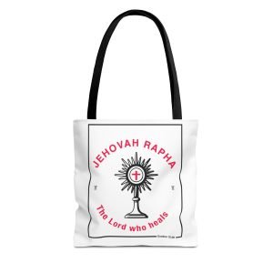 "Jehovah Rapha" The Lord who heals  canvas tote bag