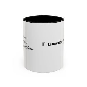Lamentation 3:23 coffee mug