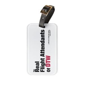 Luggage Tag — “The Real Flight Attendants of DTW”